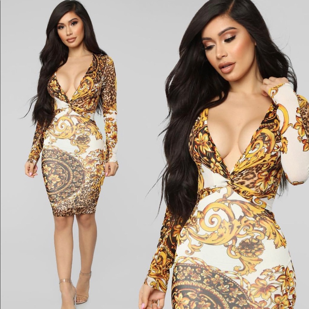 Fashion nova Royal pain mesh dress